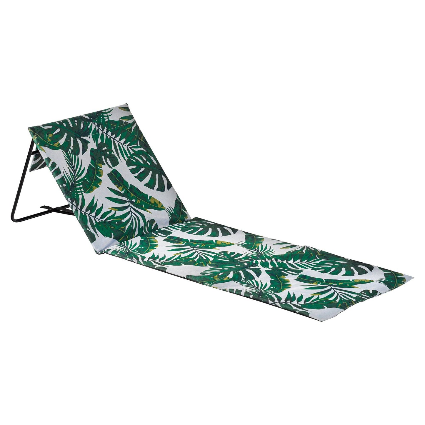 Folding Beach Lounger - Banana Leaf