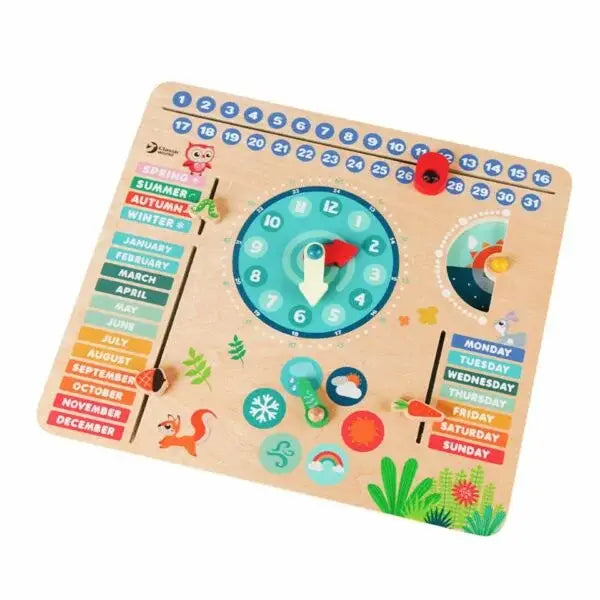 Classic World Forest Calendar FSC Wooden Educational