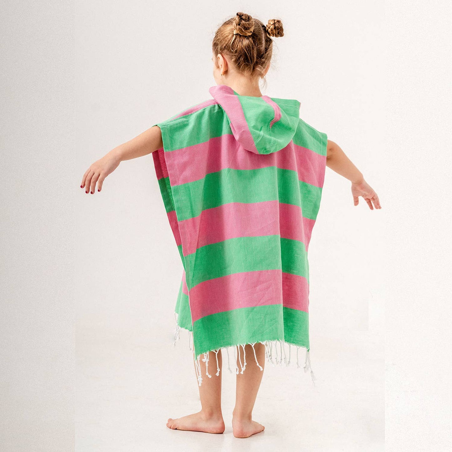 Kikoya - Kids Summer Hooded Poncho Changing Swimming Beach Baby Towel
