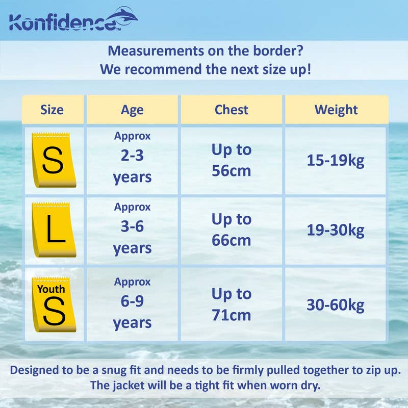 Children’s Buoyancy Swim Vest -  Konfidence™ Jacket for SS25
