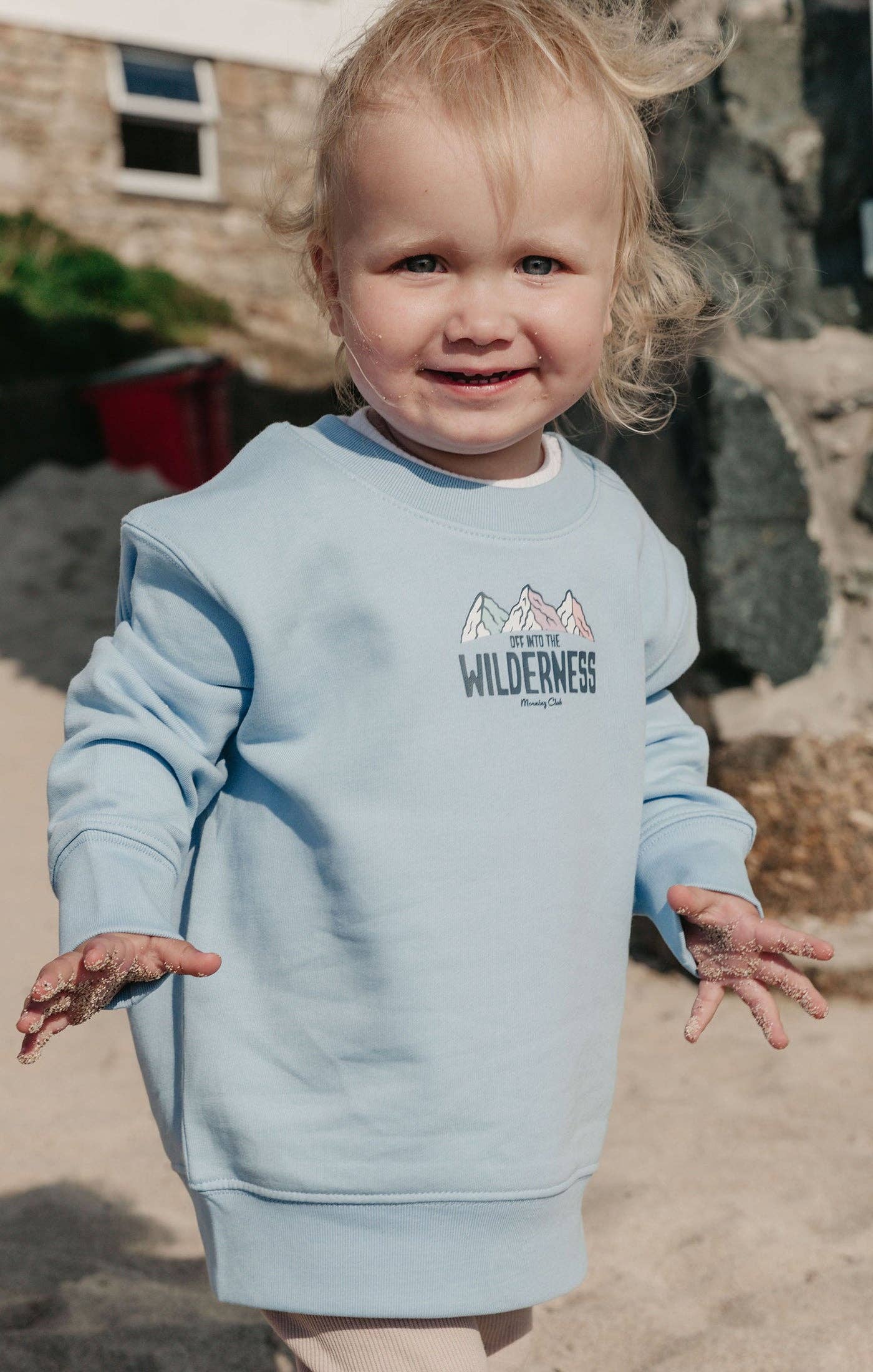 Childrens Sweatshirt - Morning Club Clothing - Into The Wilderness Organic Cotton