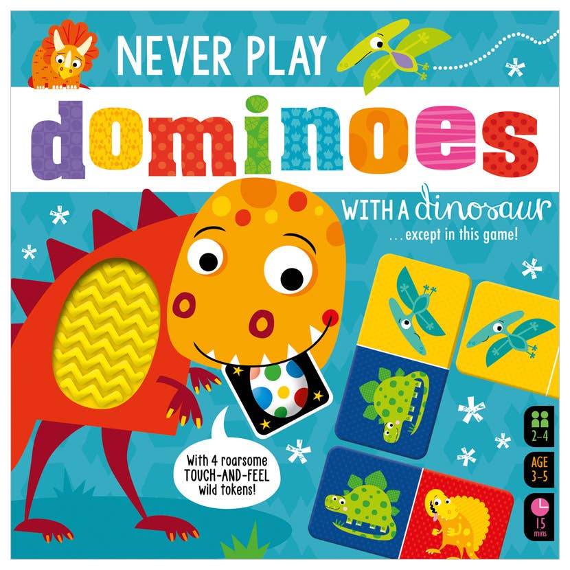 Make Believe Ideas - Never Play Dominoes with a Dinosaur