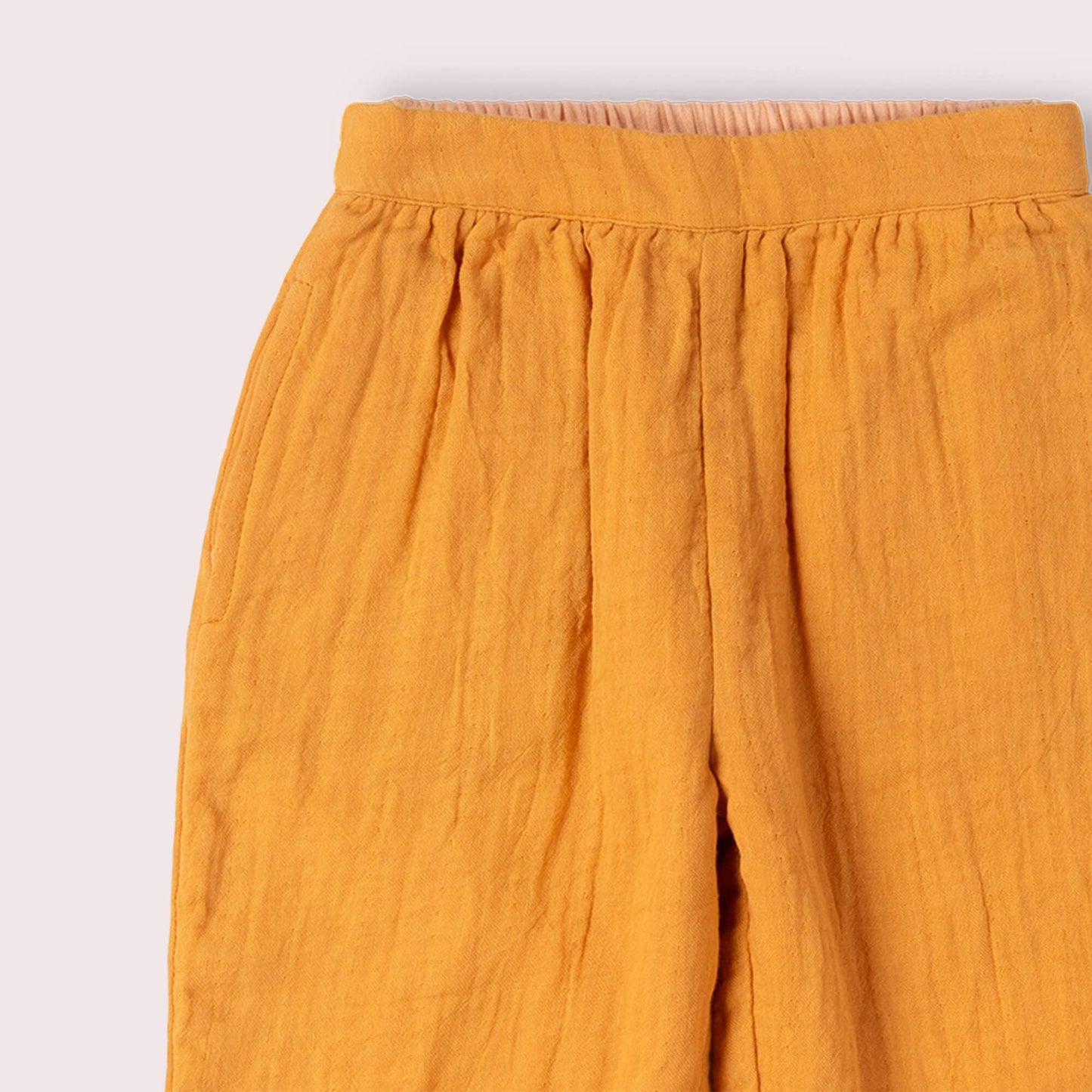 Child - Little Green Radicals - Golden Ochre Reversible Trousers