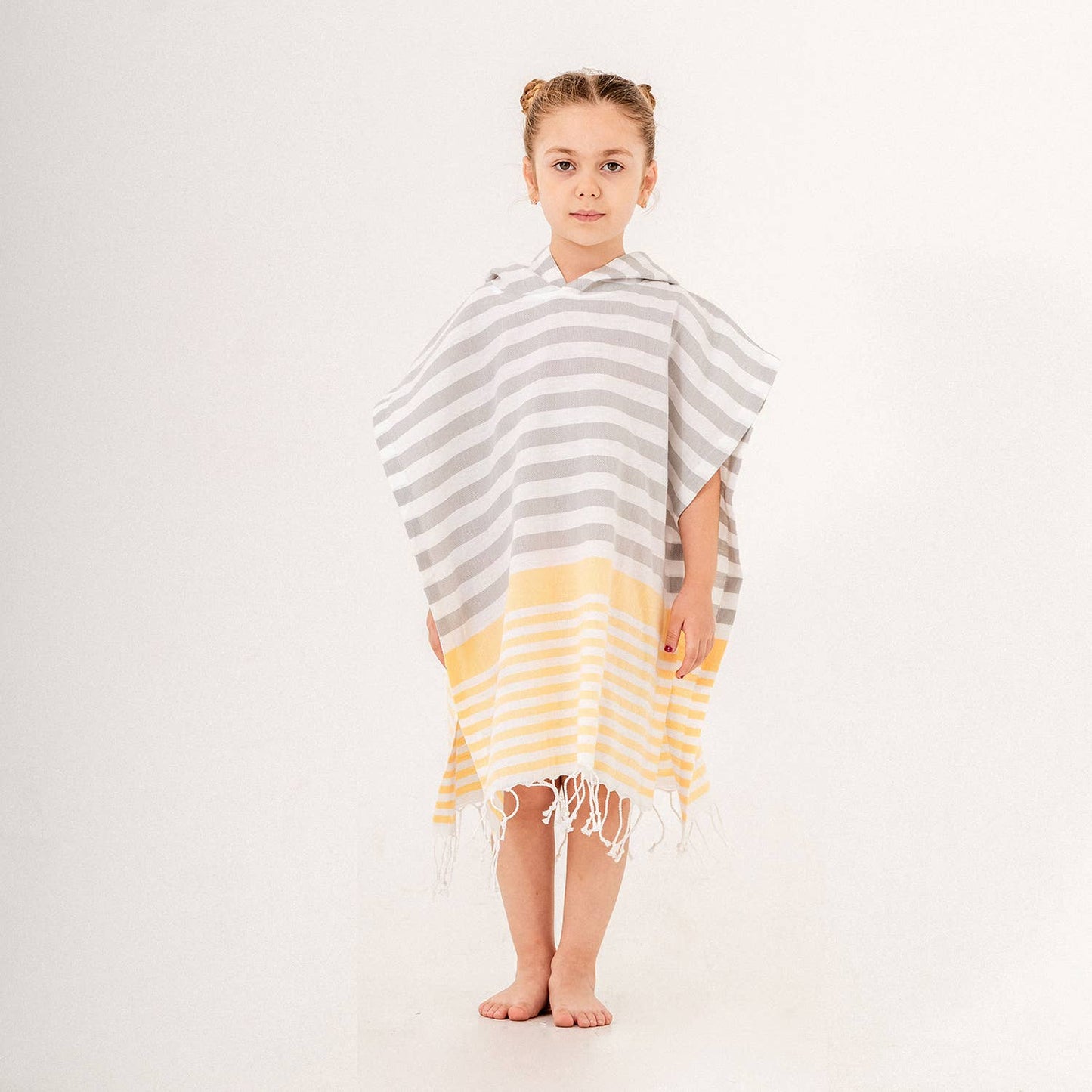 Kikoya - Hooded Poncho Surf Changing Swimming Beach Towel Turkish Cot