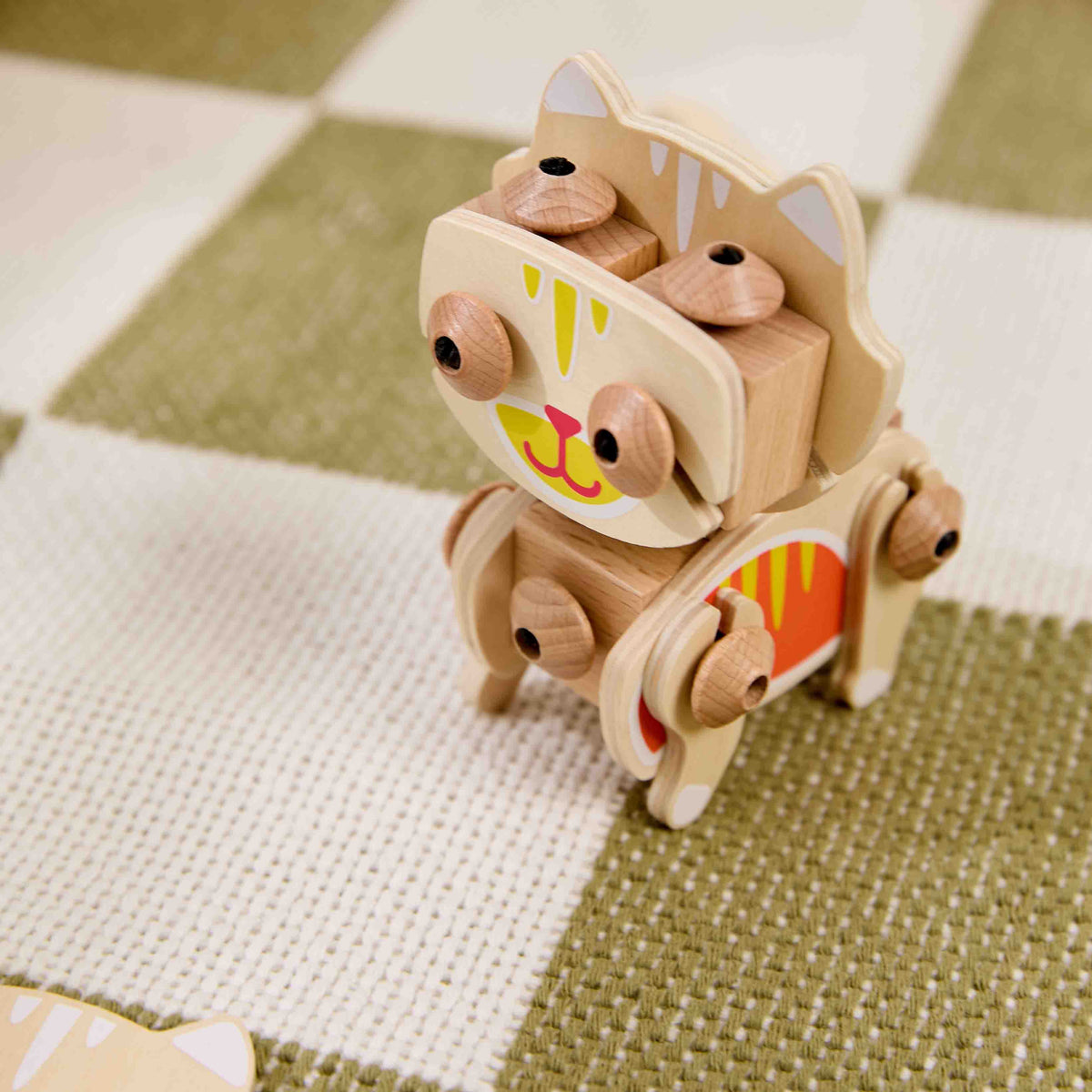 Classic World Flexi Animals Wooden Construction Animal Toy