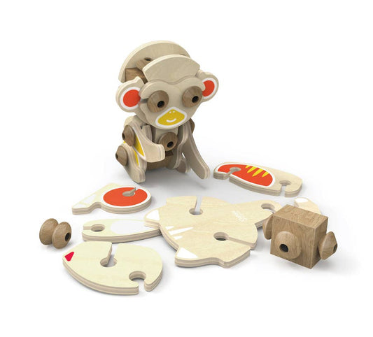 Classic World Flexi Animals Wooden Construction Animal Toy