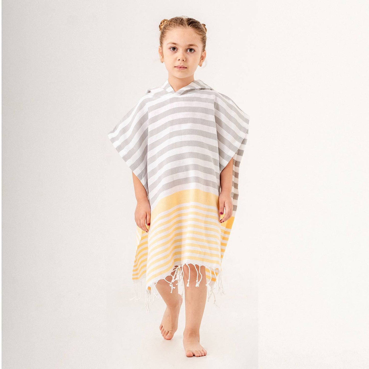 Kikoya - Hooded Poncho Surf Changing Swimming Beach Towel Turkish Cot