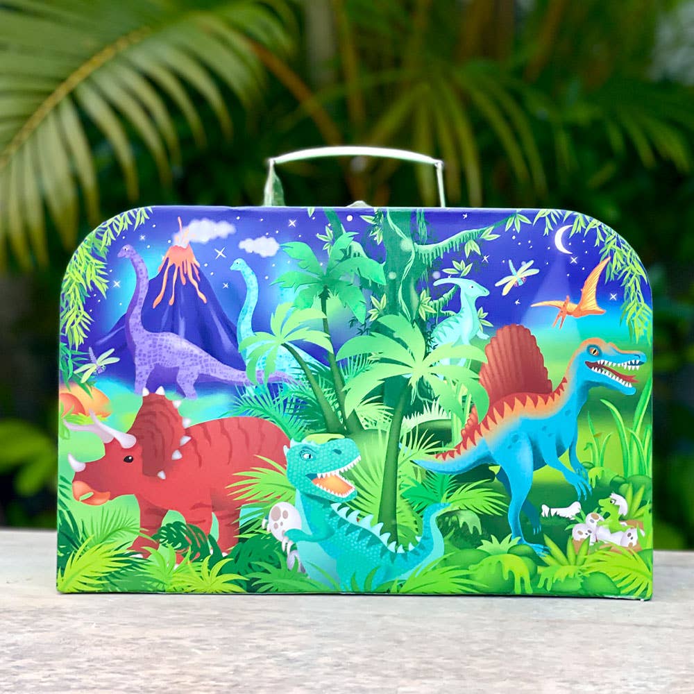 Inside Out Toys - Dino Adventure Travel Suitcase Multi Craft and Activity Set
