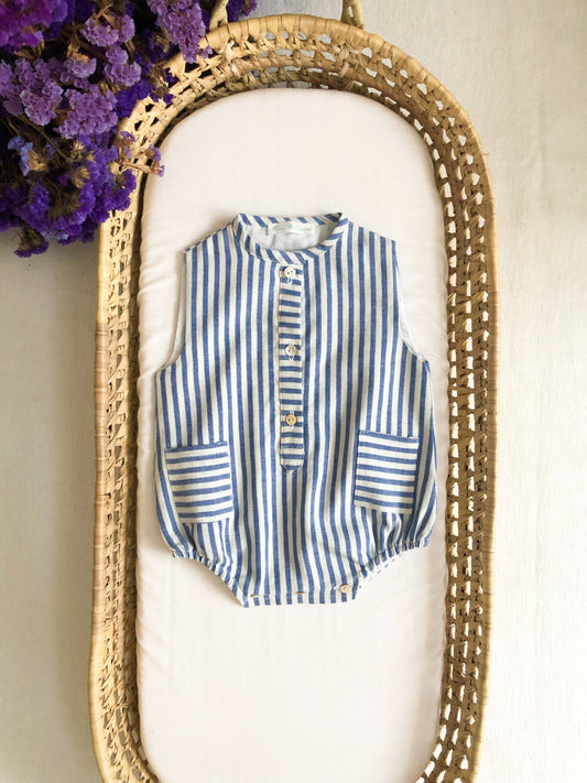 Baby & Child - Fluffy Blue Stripe