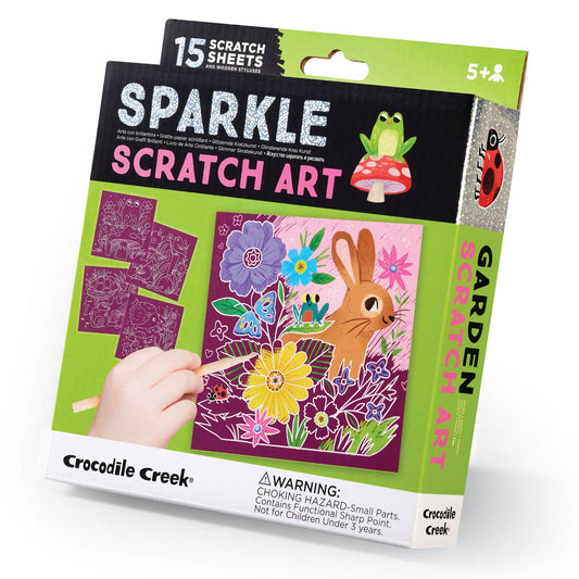 Crocodile Creek Garden Scratch Art Kids Art & Craft