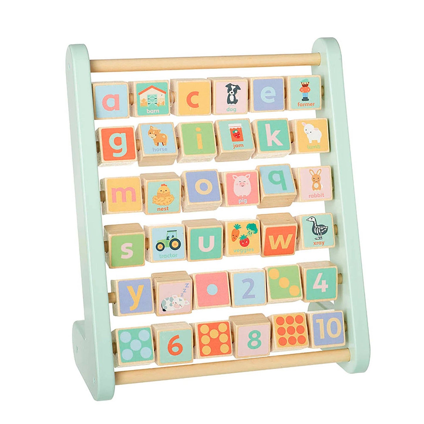 Wooden Alphabet Abacus