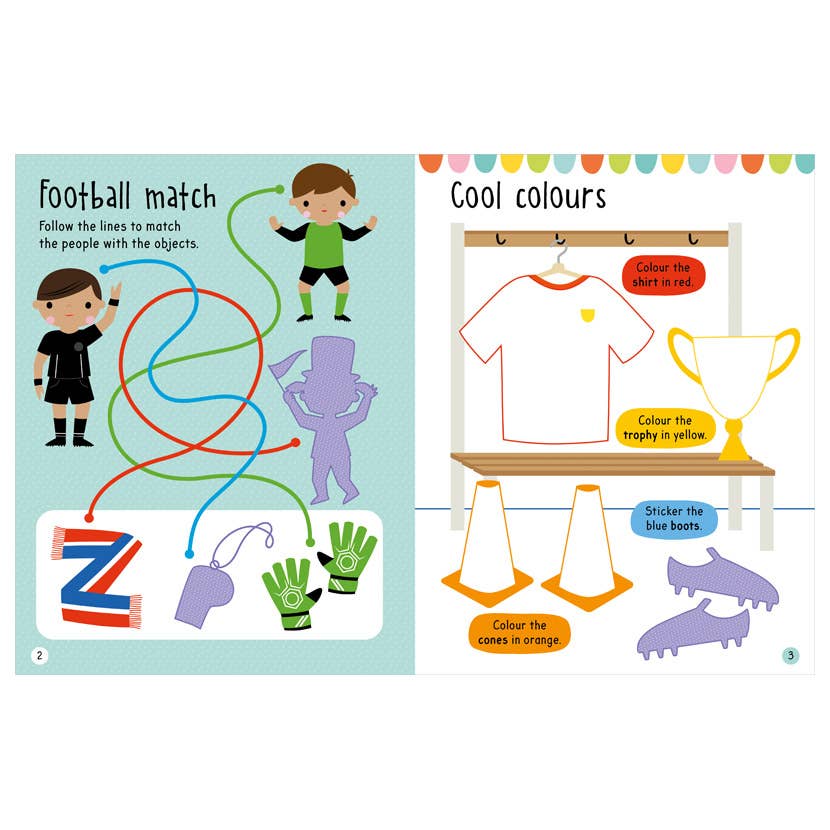 Make Believe Ideas - Big Stickers for Little Hands Football