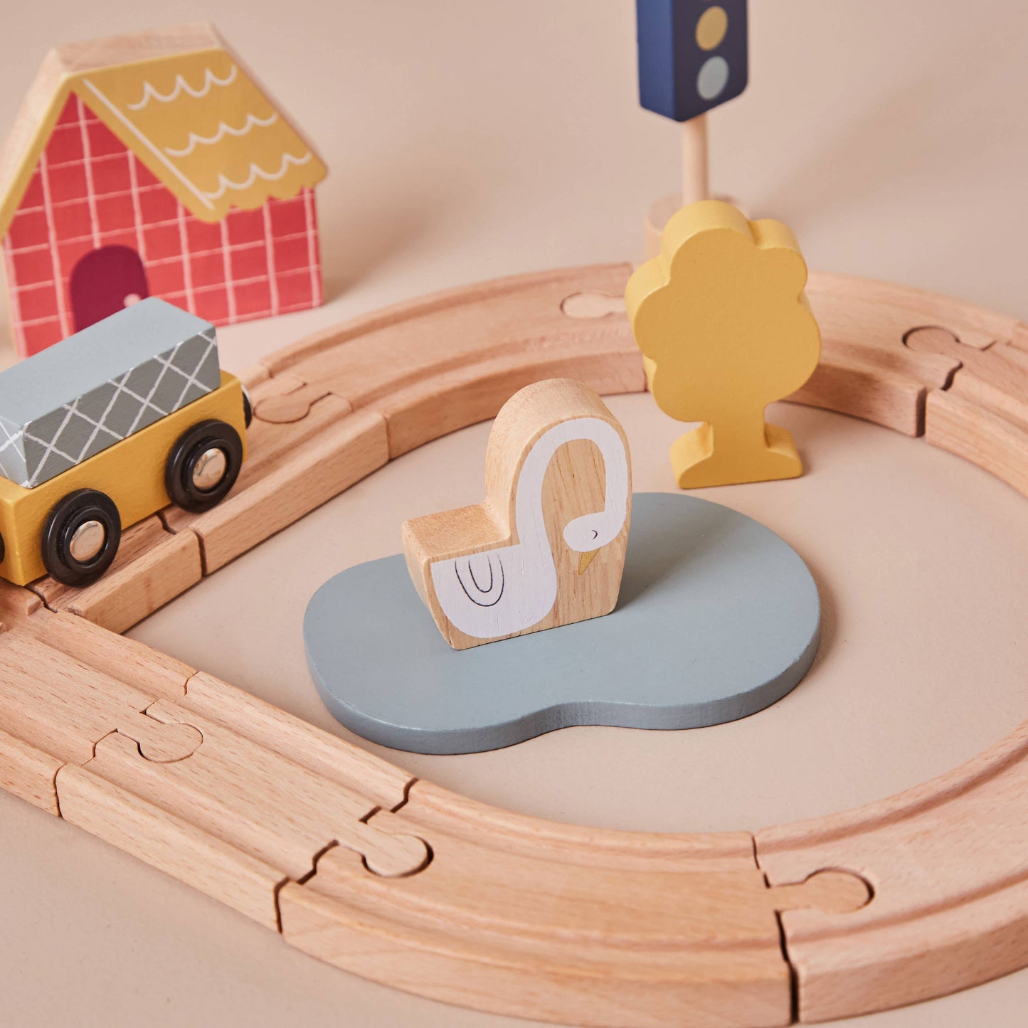 Wooden Kids Train Set (FSC)