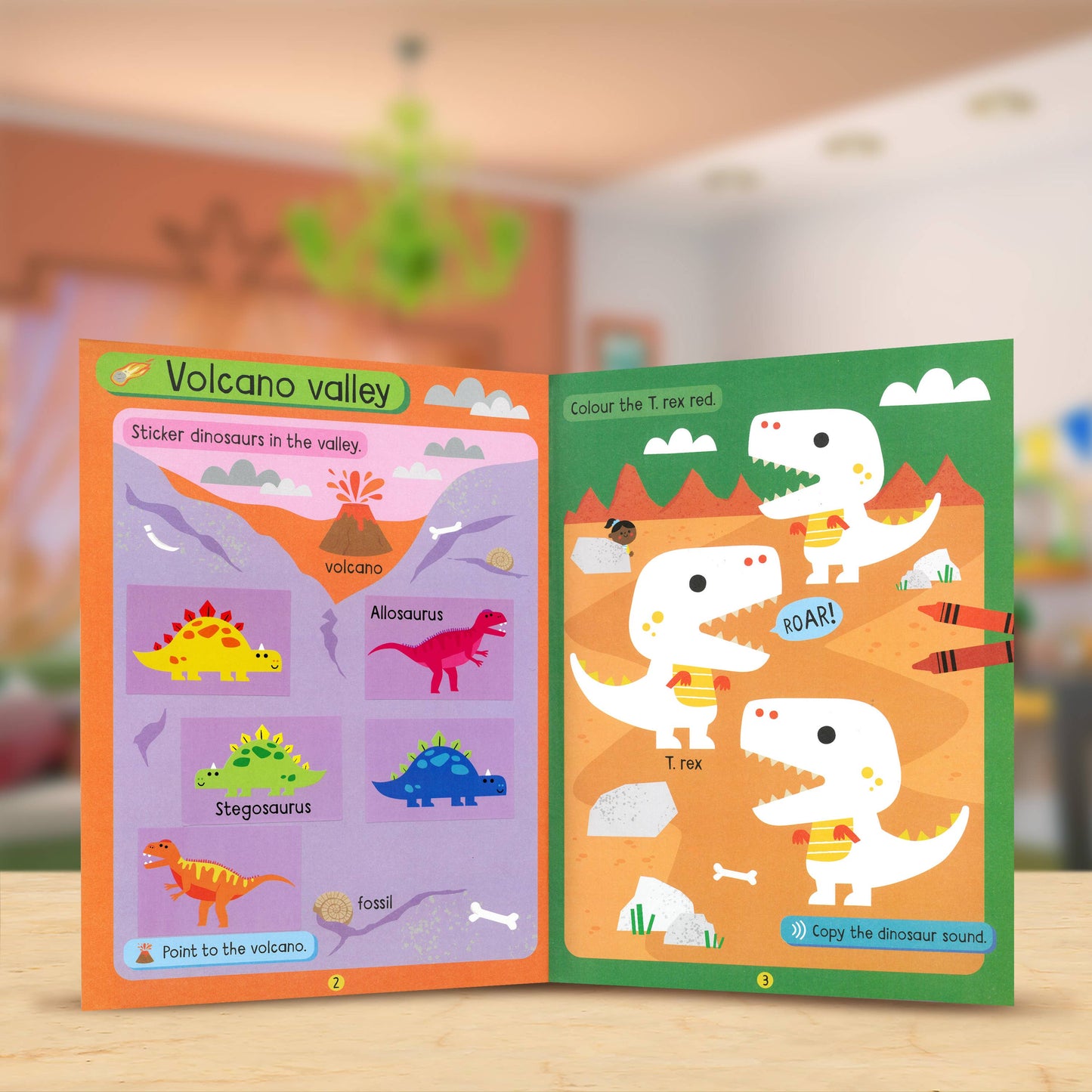Make Believe Ideas - Big Stickers for Toddler Hands: Dinosaurs