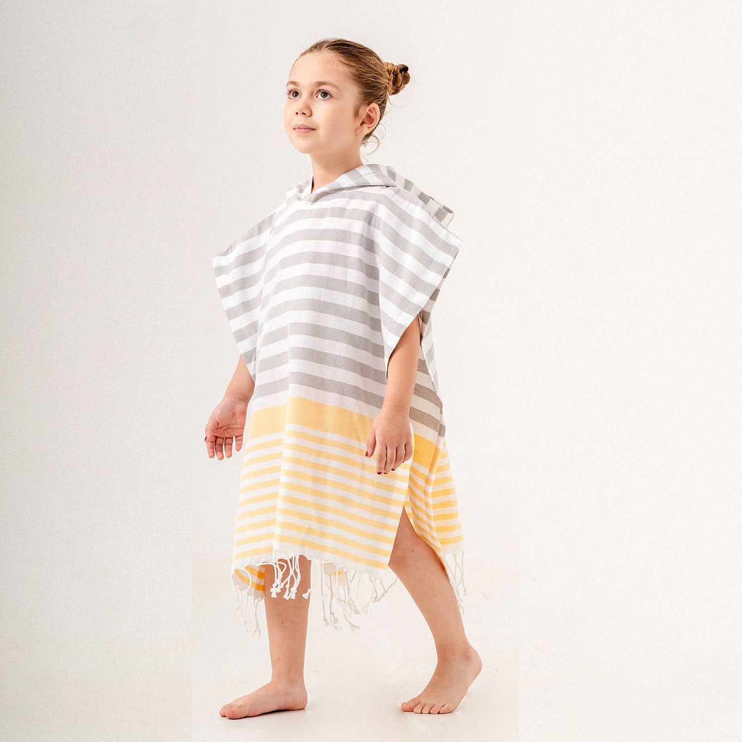 Kikoya - Hooded Poncho Surf Changing Swimming Beach Towel Turkish Cot