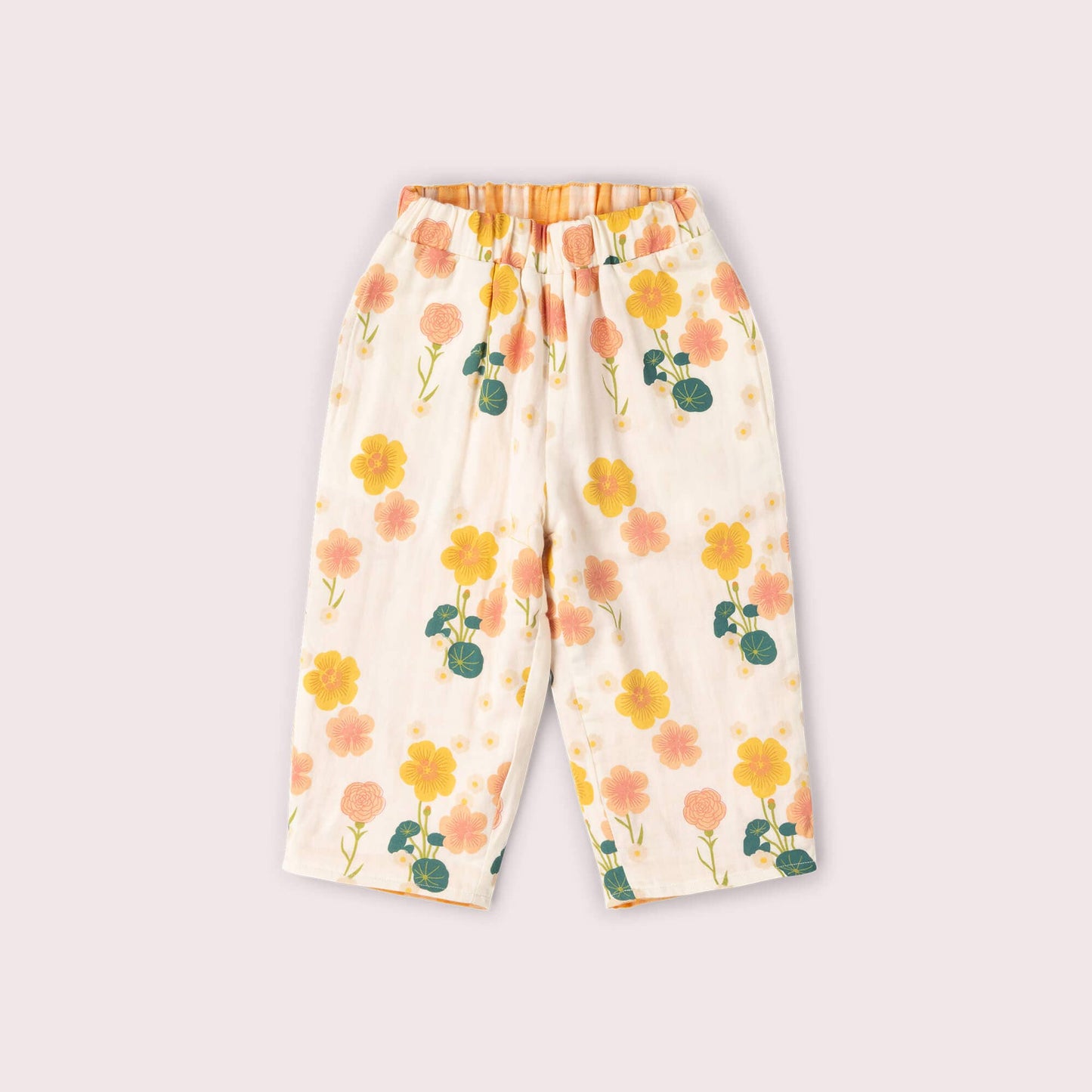 Child -Little Green Radicals - Flora Reversible Pull On Trousers