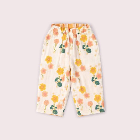 Child -Little Green Radicals - Flora Reversible Pull On Trousers