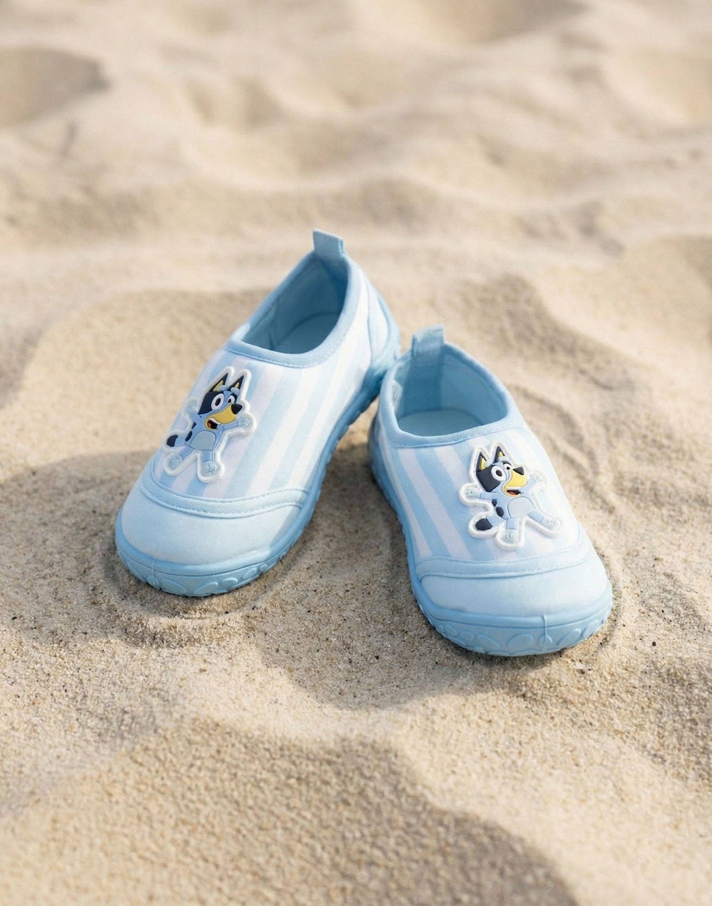 Bluey Unisex Kids Blue Stripy Aqua Shoes